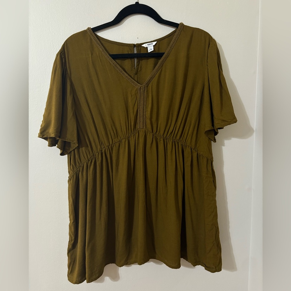 Sonoma Women's Olive Maternity Blouse